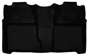 Chevrolet Silverado 2500HD Floor Mats - Rear - Husky Liners - WeatherBeater - Black - `07-`13